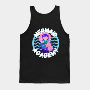 Mermaid Academy Cute Mermaid on a Wheelchair Diversity Perfect Gift for Mermaid Lovers with a Disability Tank Top